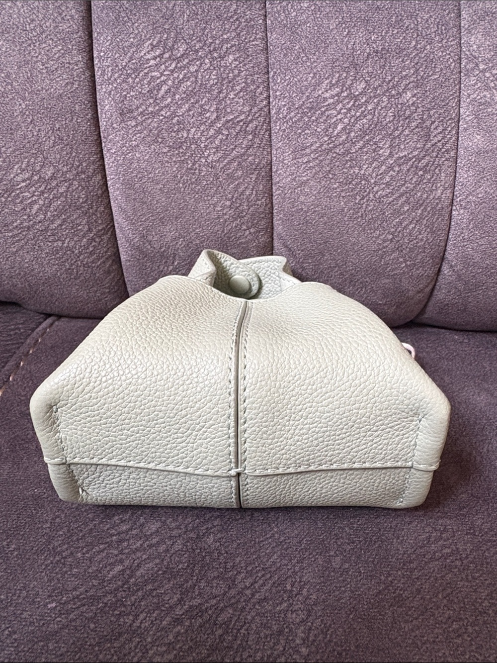 Polène Numéro Neuf MICRO Bag in Light Sage Green - Picture 4 of 16